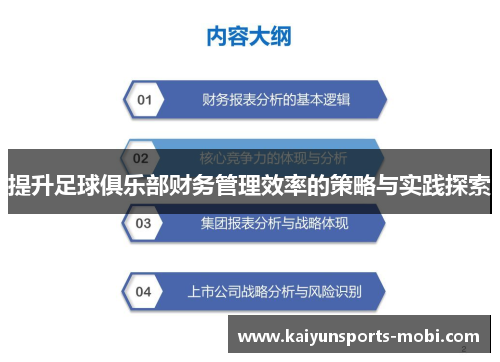 提升足球俱乐部财务管理效率的策略与实践探索